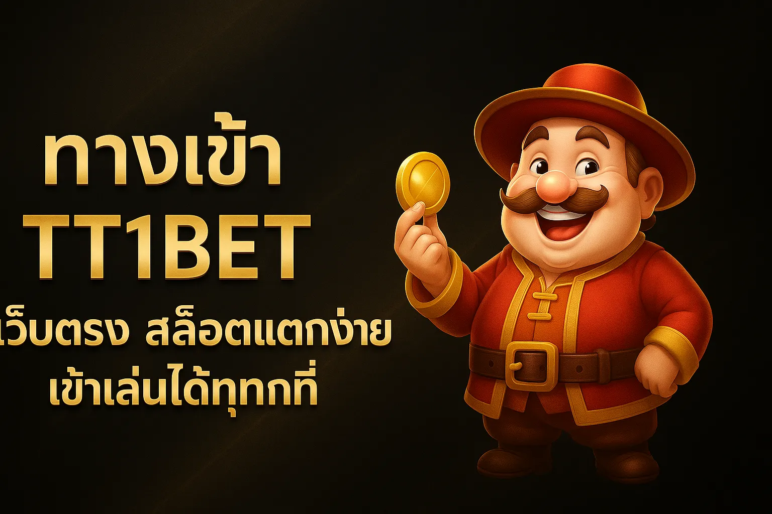 ทางเข้า TT1BET เว็บตรง สล็อตแตกง่าย เข้าเล่นได้ทุกที่